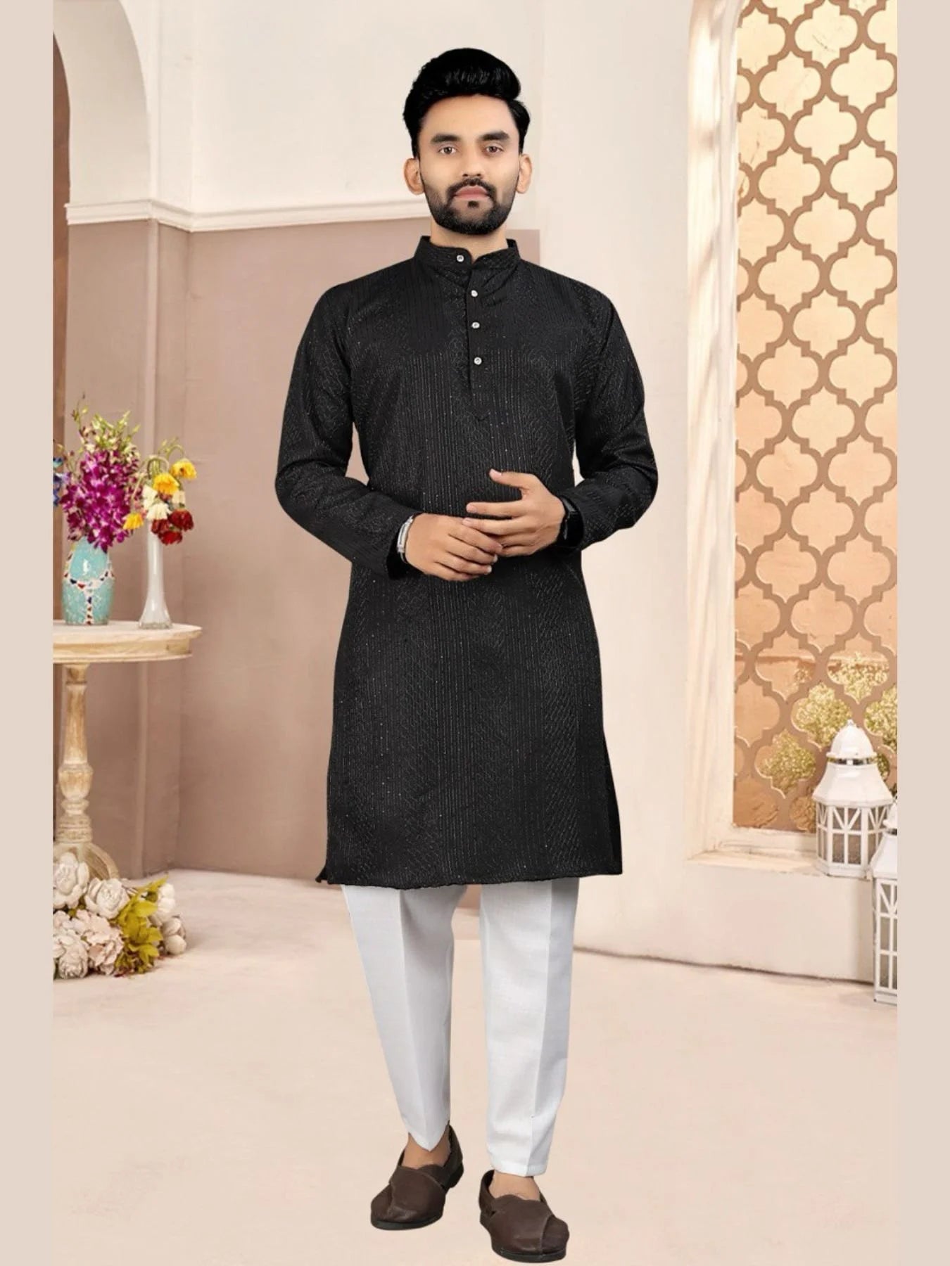 Latest Designer Made Embroidered Kurta Pajama Sets Premium Styles at Wholesale Prices