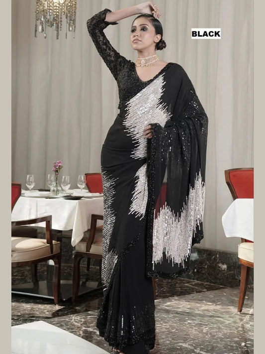 New Bollywood BlockBuster Sequence Design Saree Collection