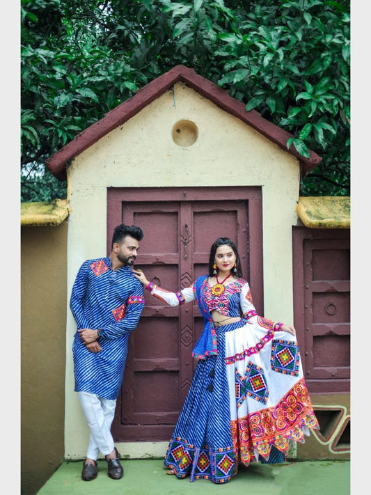 Couple Special Heavy Muslin Lehenag Choli