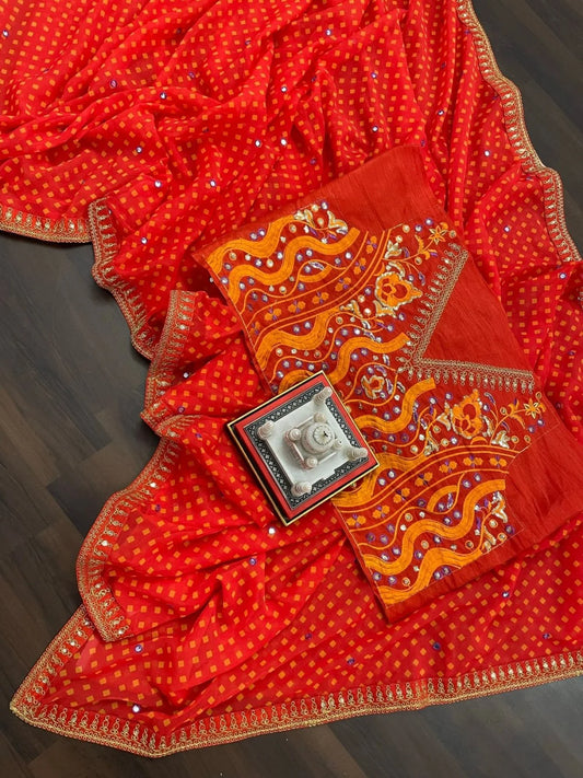 New Superhit Bollywood Sequines Work With Embrodery Saree Collection