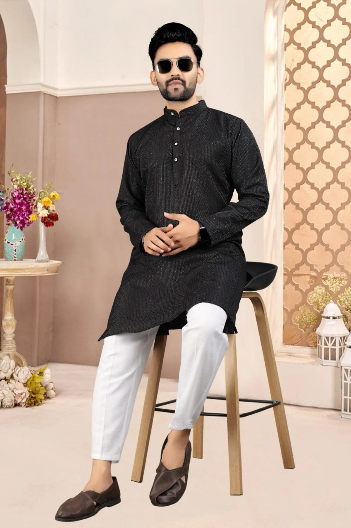 Latest Designer Made Embroidered Kurta Pajama Sets Premium Styles at Wholesale Prices