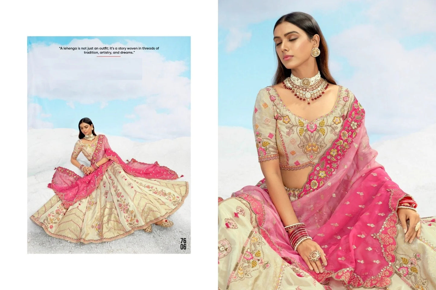 Fancy Silk Embroidered Lehenga with Georgette Dupatta Wholesale Supplier Surat