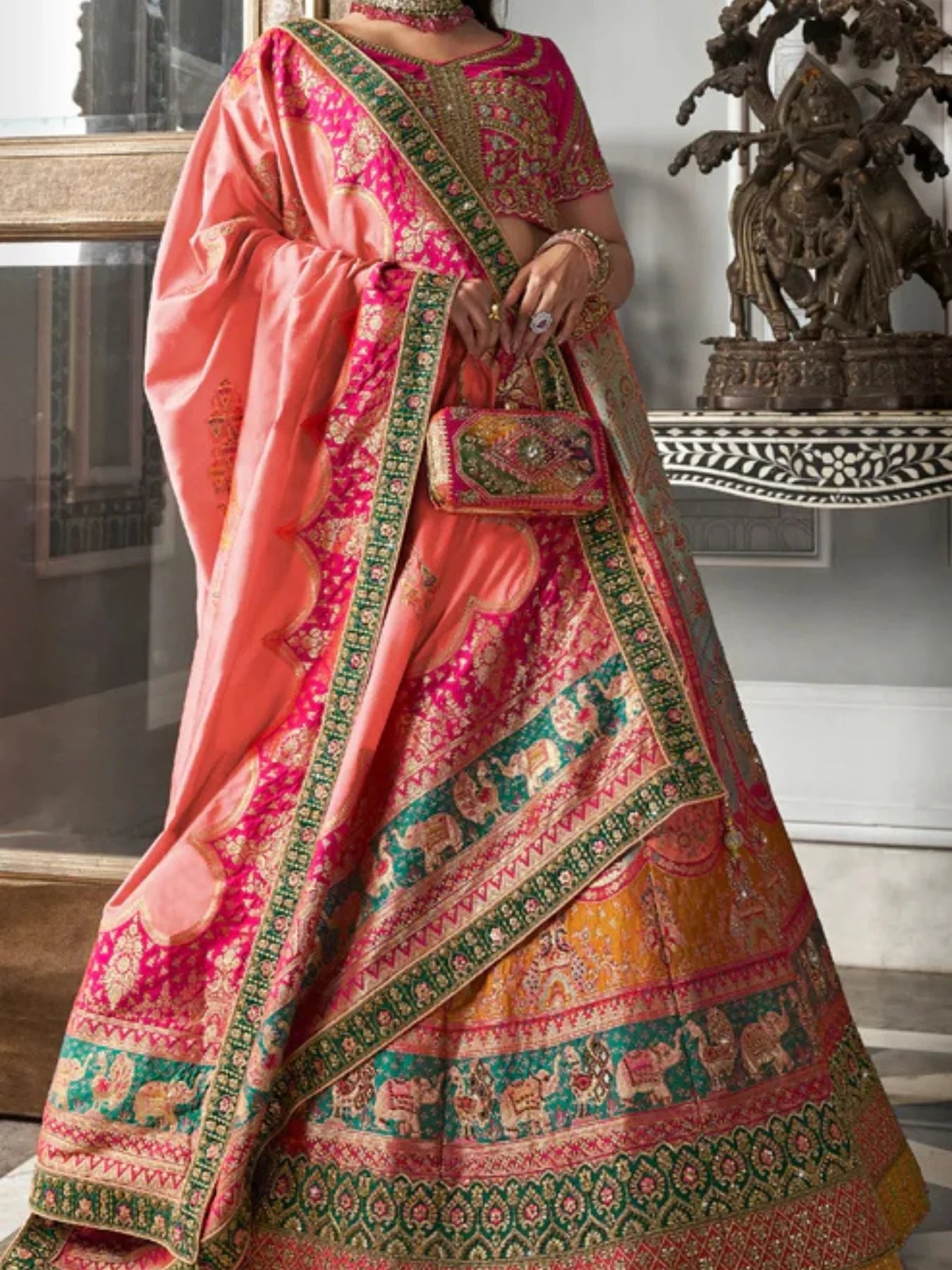 Banarasi Bridal Collection 2025 Wholesale Manufacturer Direct Luxury Lehengas for Wedding Festive Wear