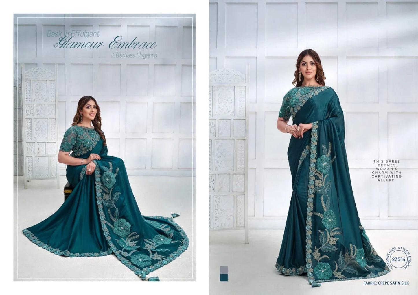 Designer Partywear Saree Collection - Mohmanthan Majestica