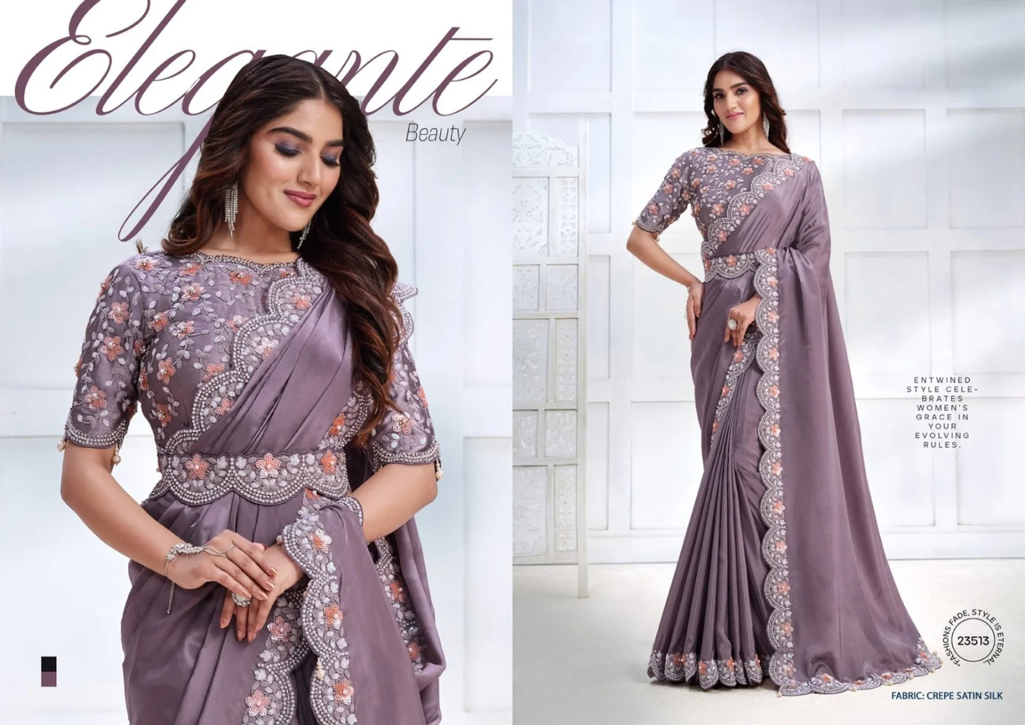 Designer Partywear Saree Collection - Mohmanthan Majestica