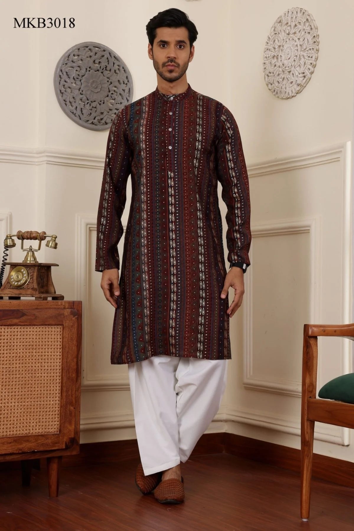 Men's Rajwadi Kurta Set Vol 01 - Festive Wear Collection