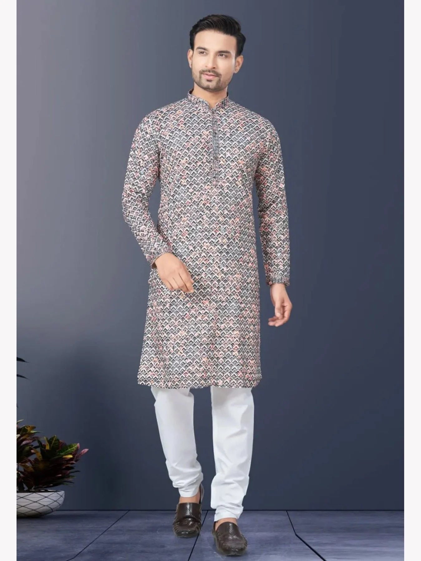 In Wholesale Rate Rayon lakhnowi Kurta Pajama Collection in Surat