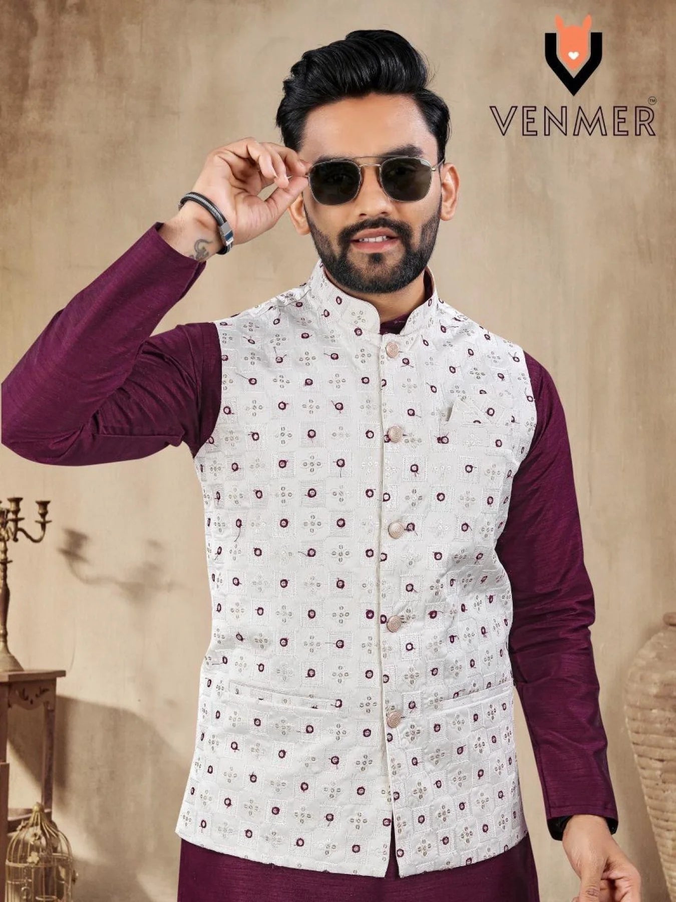 Elegant Malai Satin Silk Kurta Pajama with Embroidered Koti Bulk Orders Available for Resellers