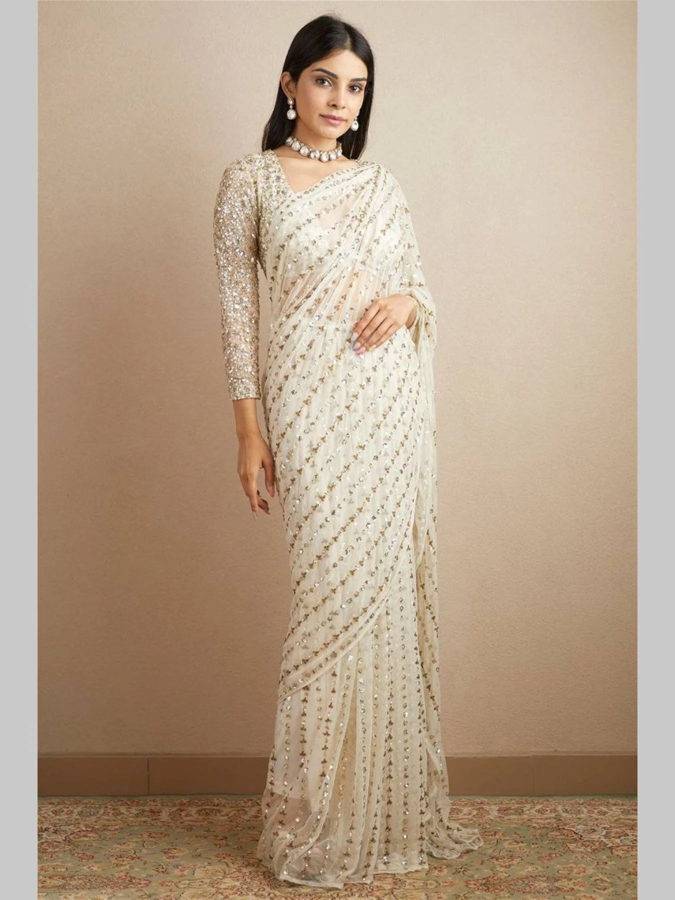 Presenting you most beautiful sequence saree collection