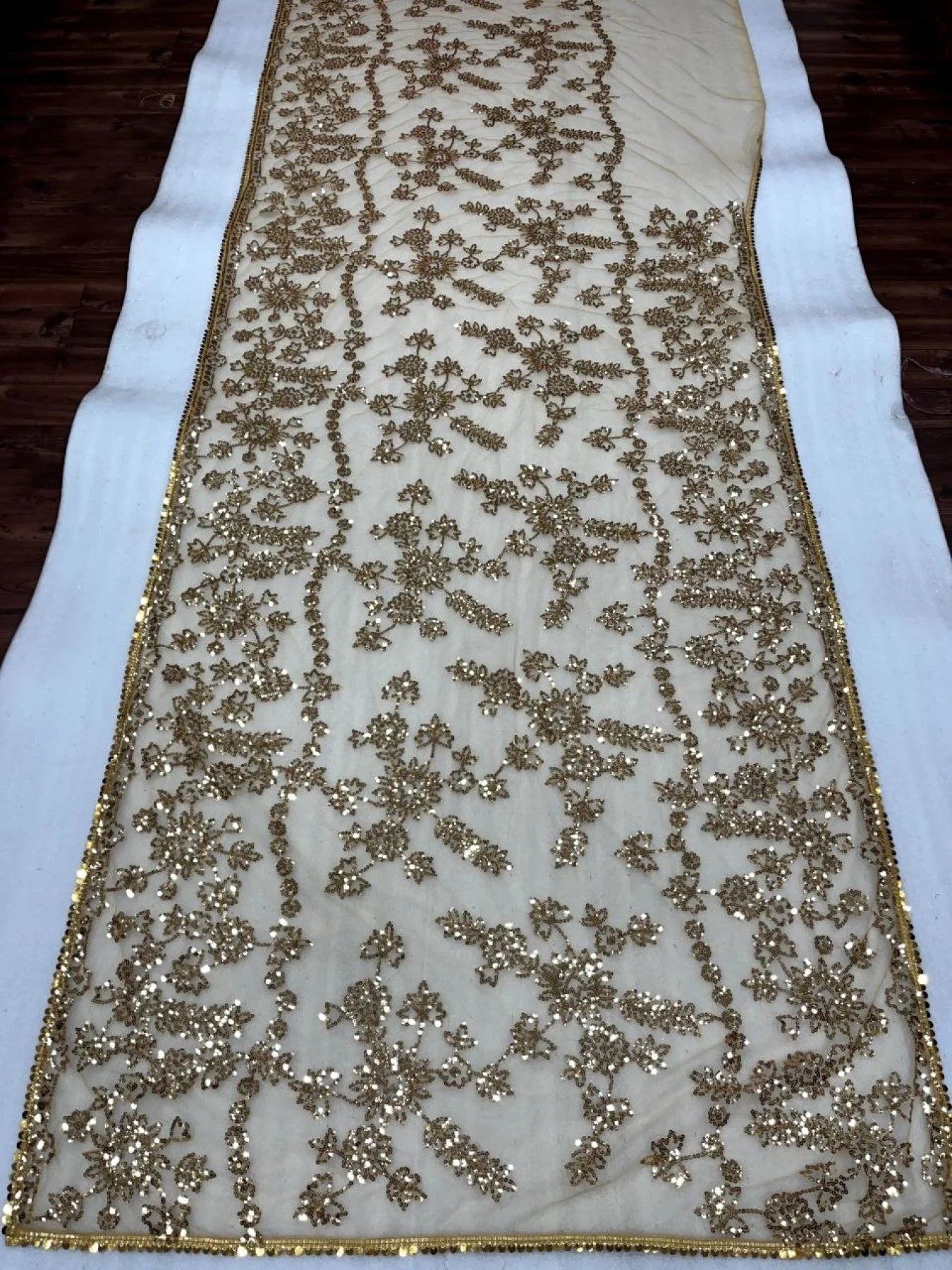 New Trending Bollywood BlockBuster Sequins Design Saree