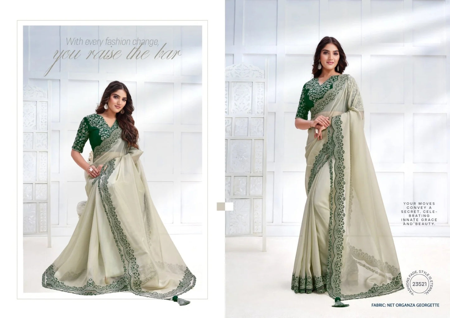 Designer Partywear Saree Collection - Mohmanthan Majestica