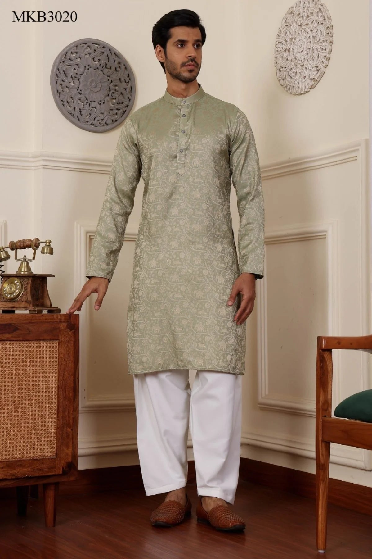 Men's Rajwadi Kurta Set Vol 01 - Festive Wear Collection