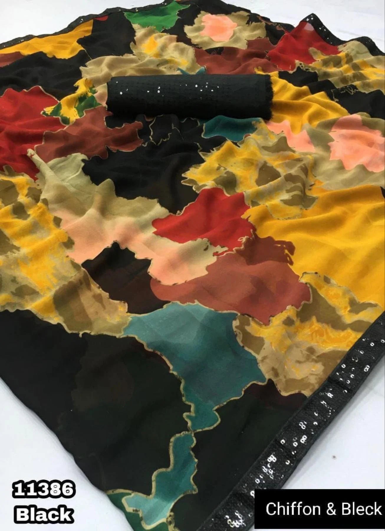 Sabyasachi Georgette Printed Saree At Wholesale Rates
