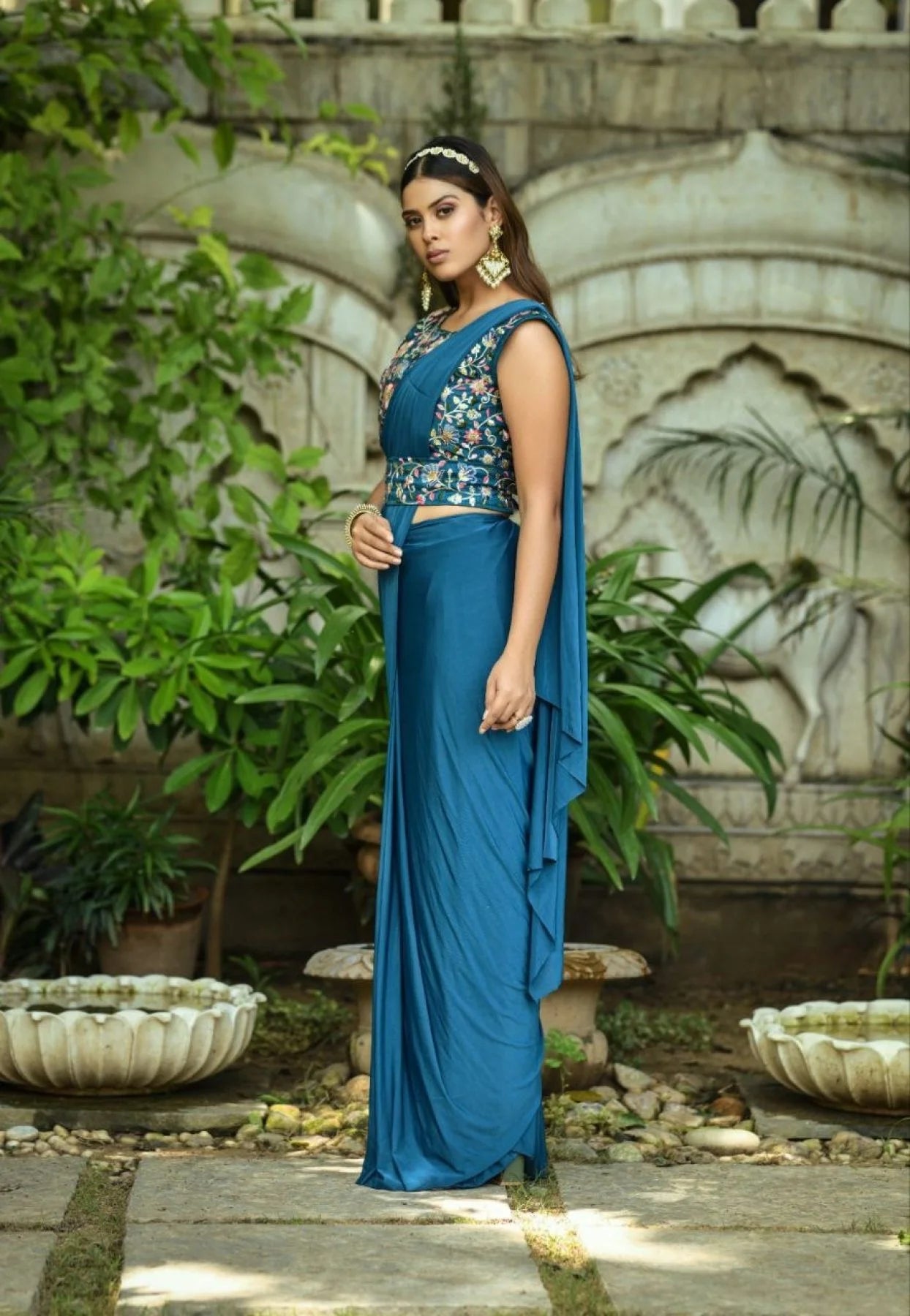 Premium Malai Pure Lycra Saree