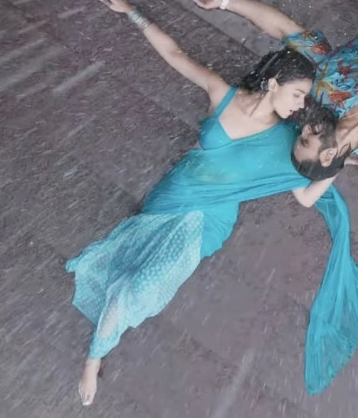 Alia SkyBlue Georgette Saree Collection