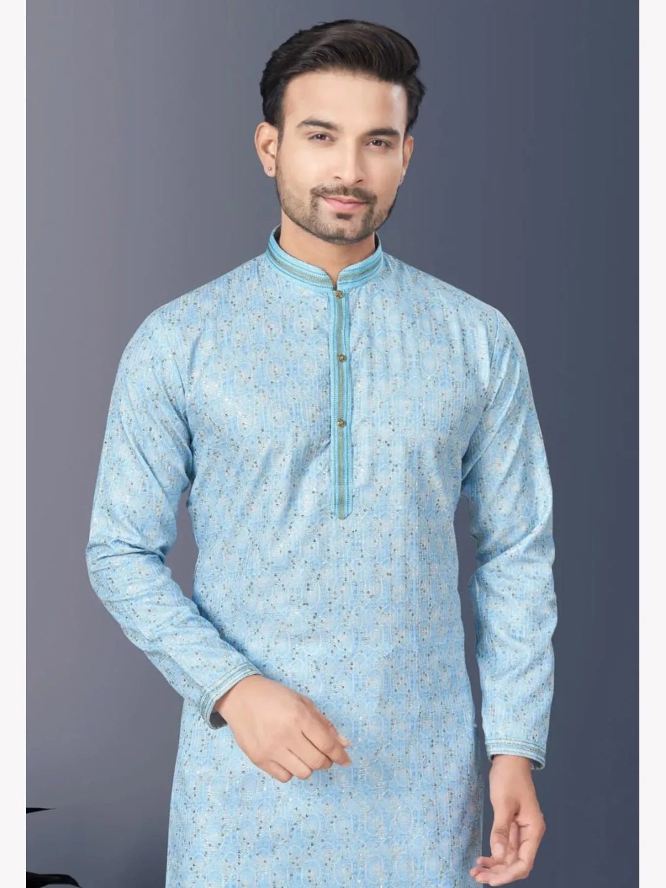 In Wholesale Rate Rayon lakhnowi Kurta Pajama Collection in Surat