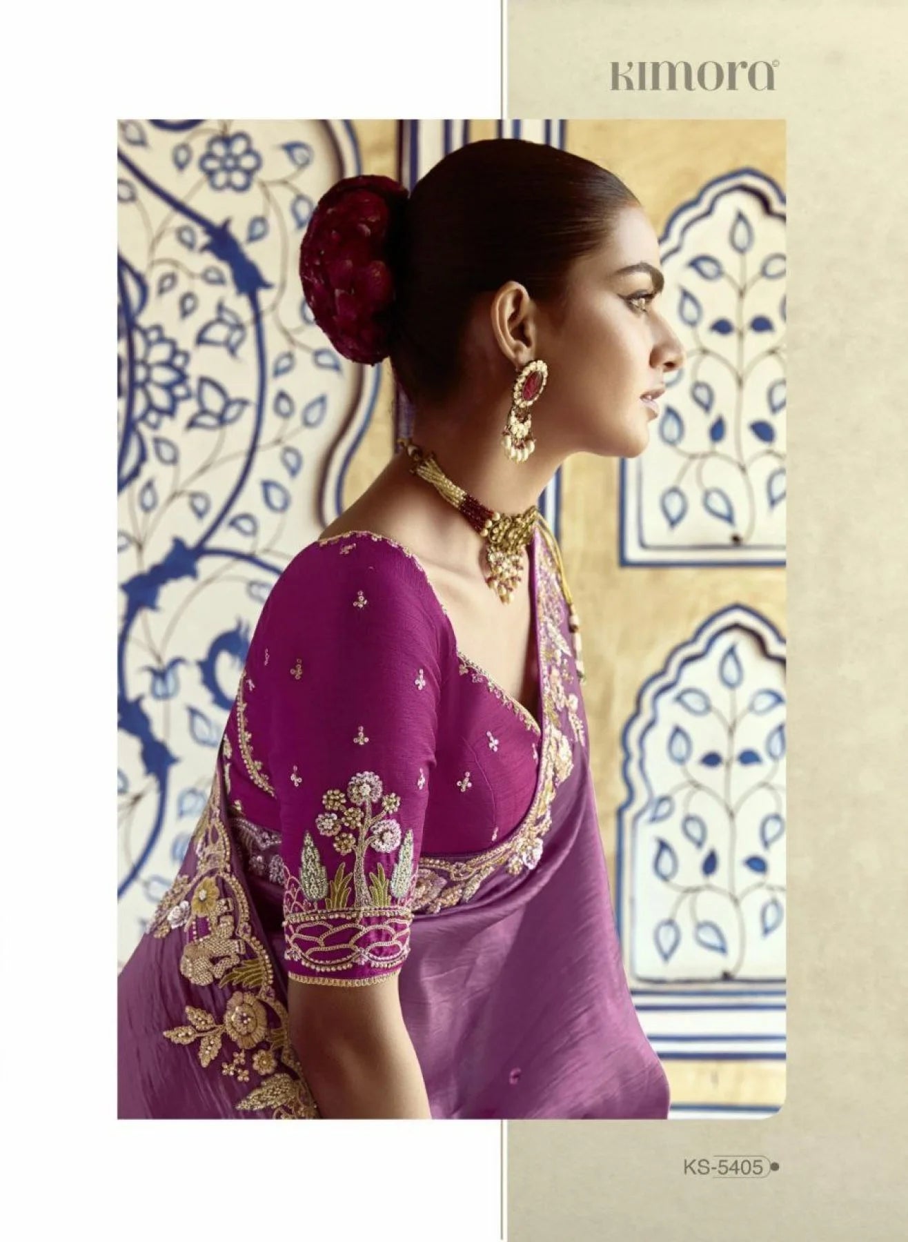 Wholesale Designer Silk Wedding Saree Celebrate in Style with Embellished Blouse