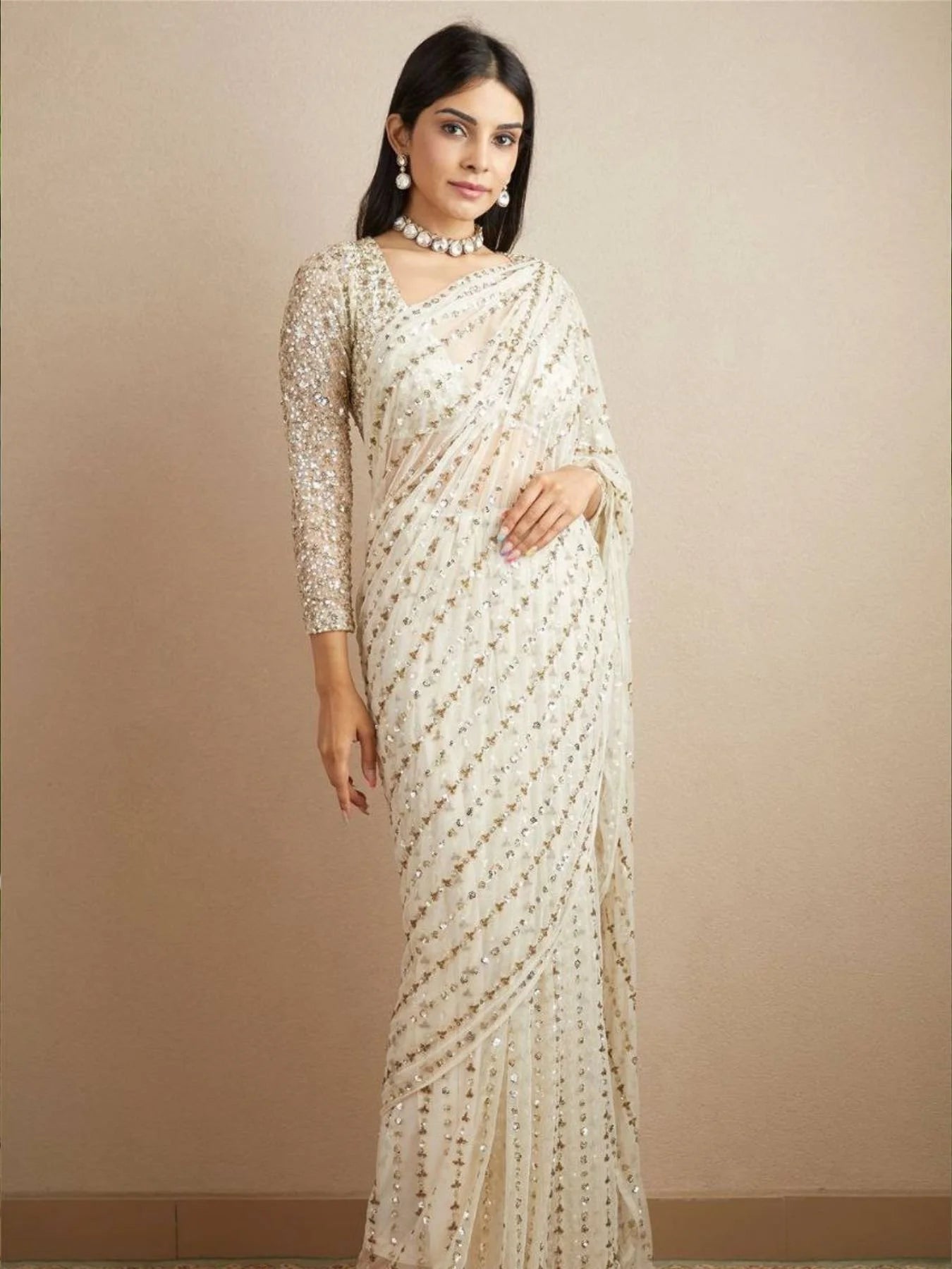 Presenting you most beautiful sequence saree collection