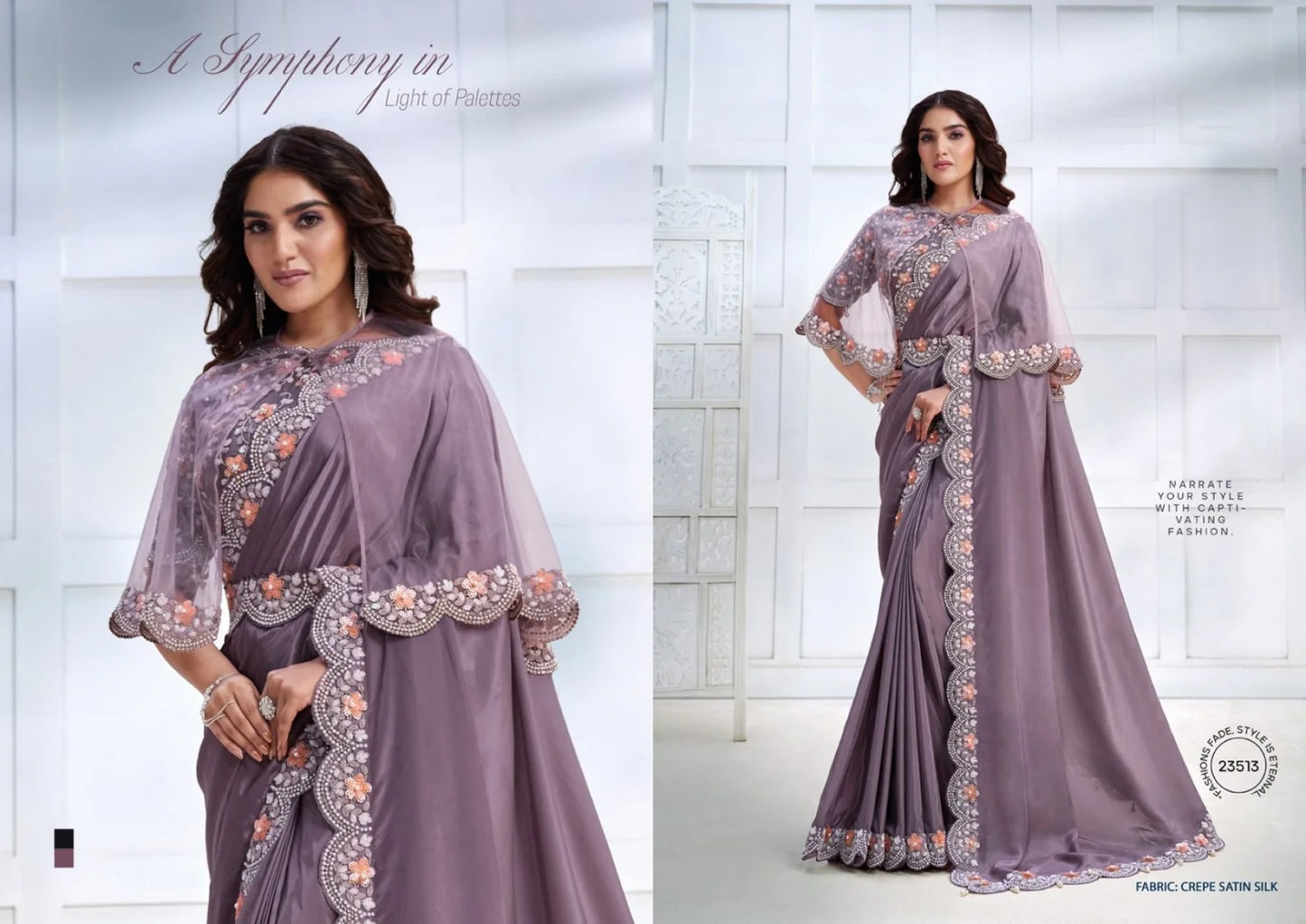 Designer Partywear Saree Collection - Mohmanthan Majestica