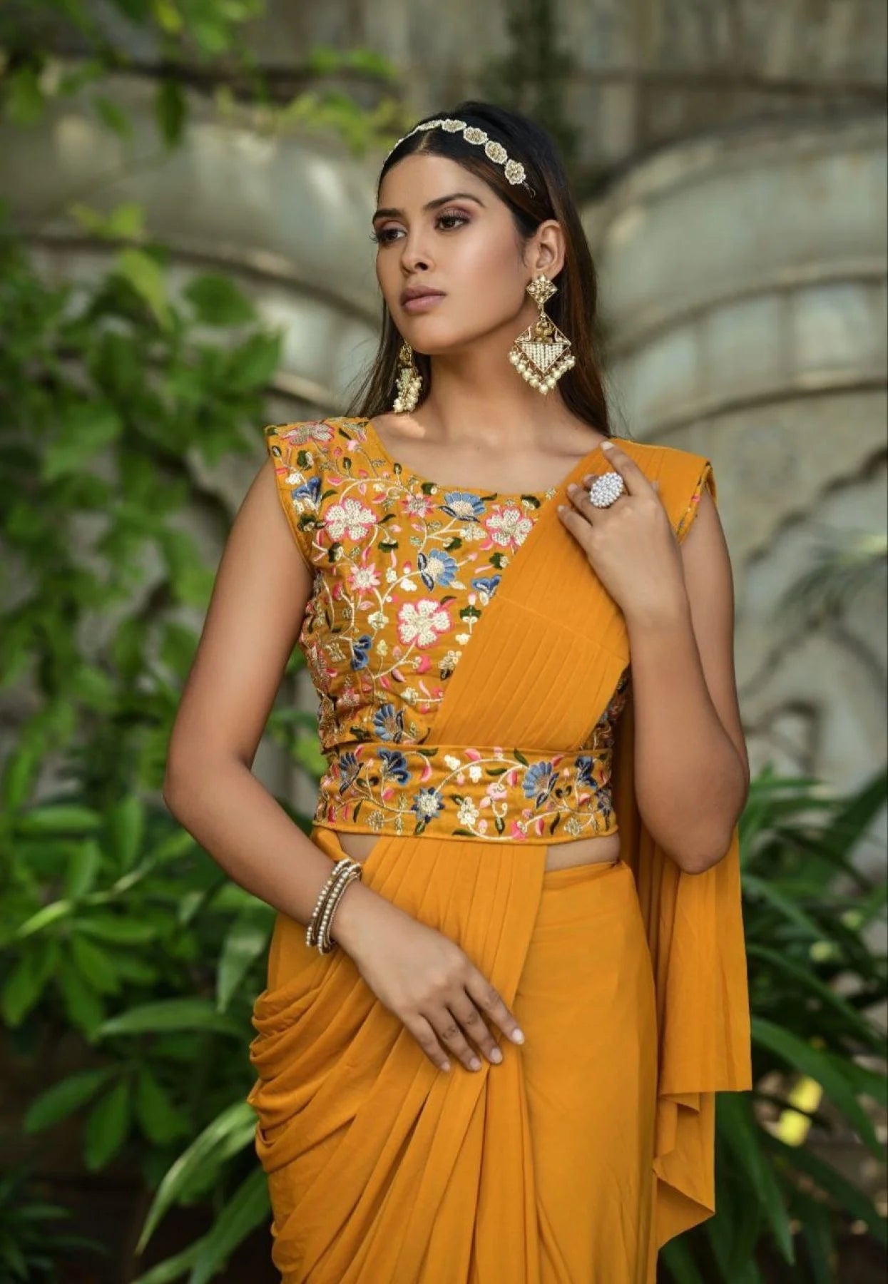 Premium Malai Pure Lycra Saree