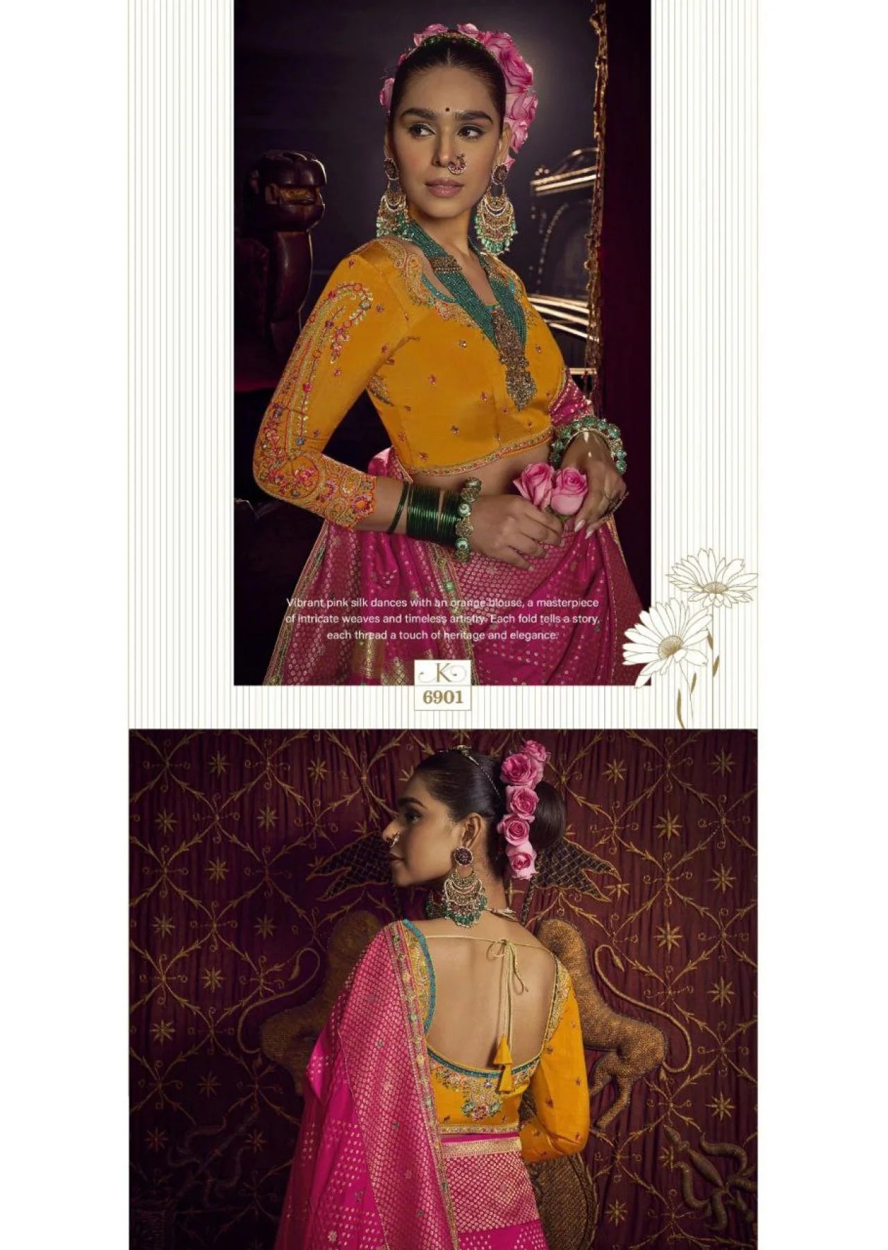 Pure Viscose Dola Fancy Lace Border Wedding Saree with Handwork Blouse Available At Low Price