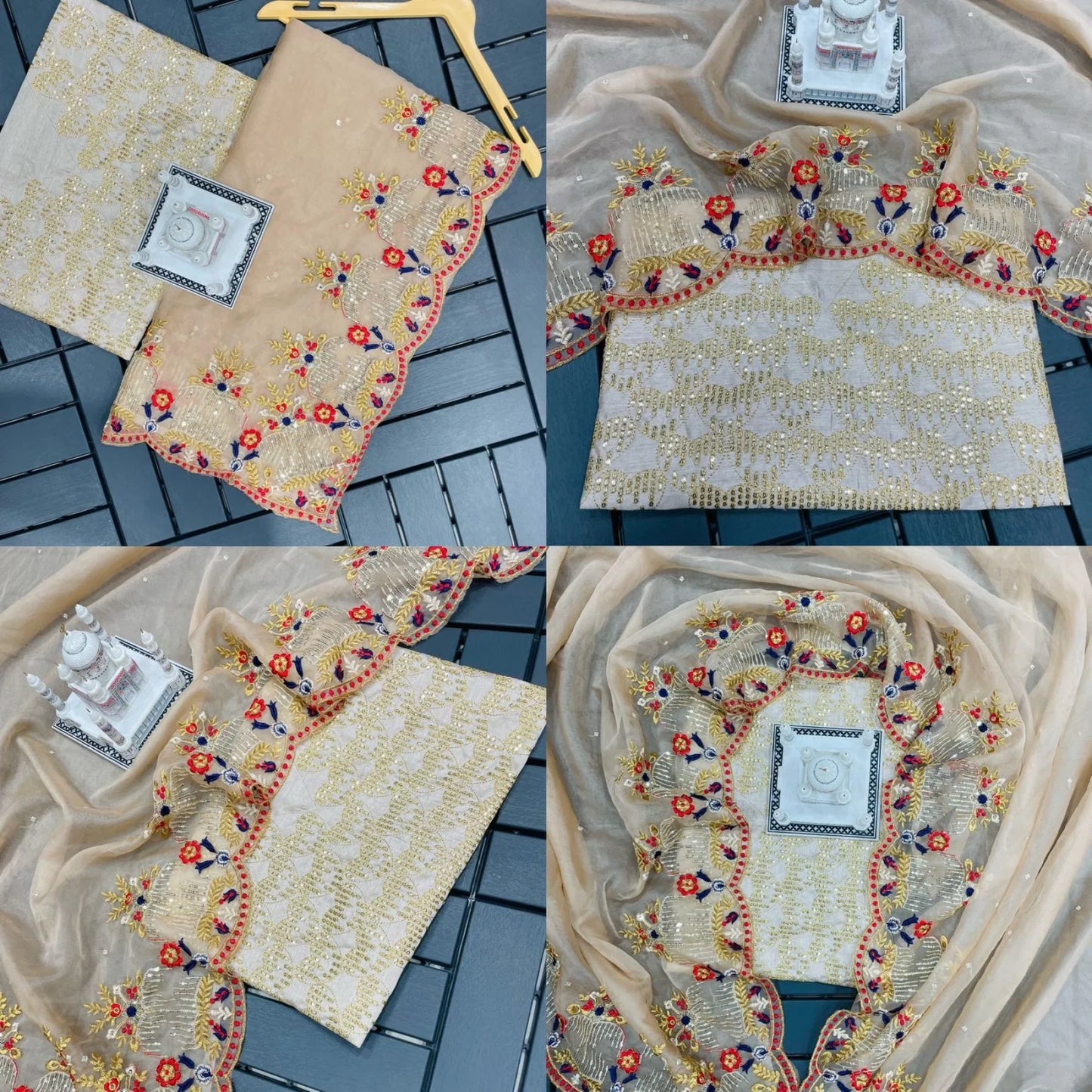 Launching new superhit trending embroidered saree