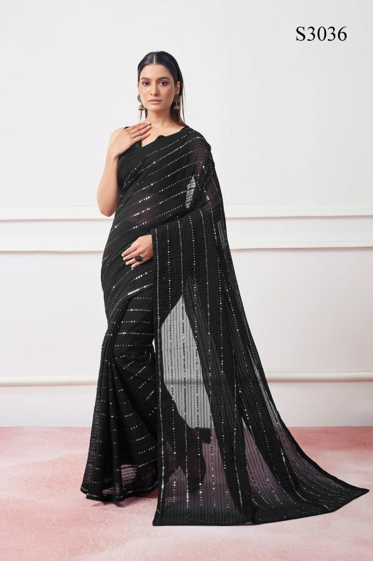 Exclusive Party Wear Georgette & Net Sarees - Vandini Catalog