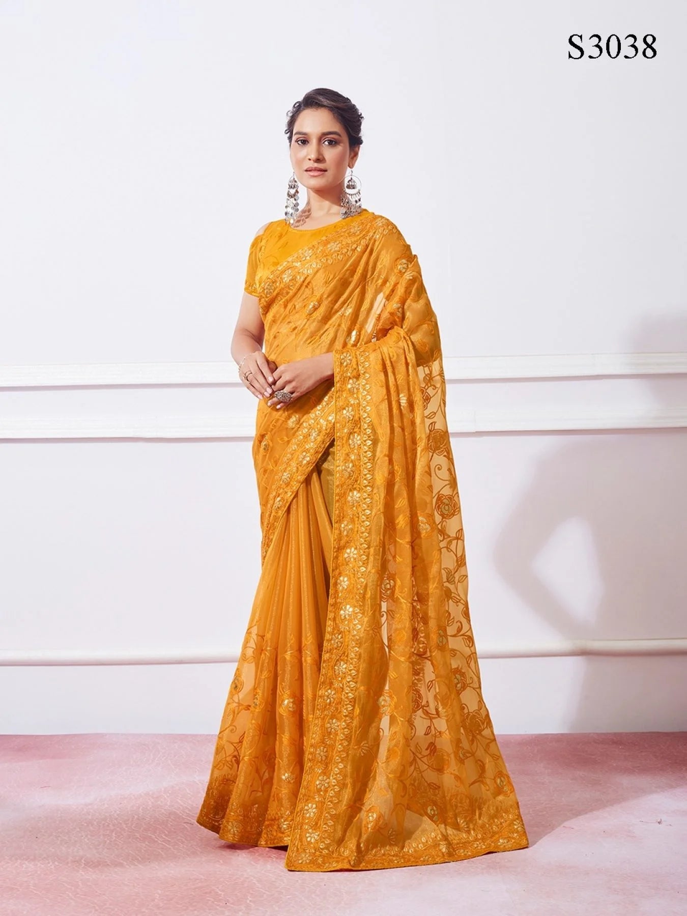 Exclusive Party Wear Georgette & Net Sarees - Vandini Catalog