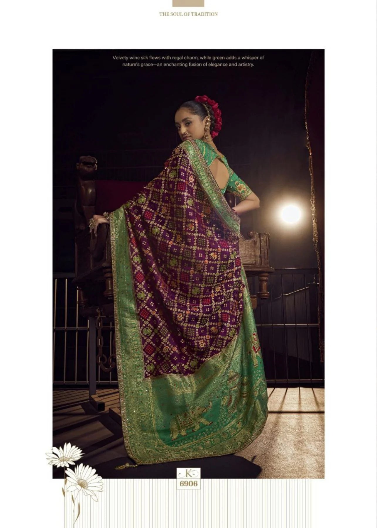 Pure Viscose Dola Fancy Lace Border Wedding Saree with Handwork Blouse Available At Low Price