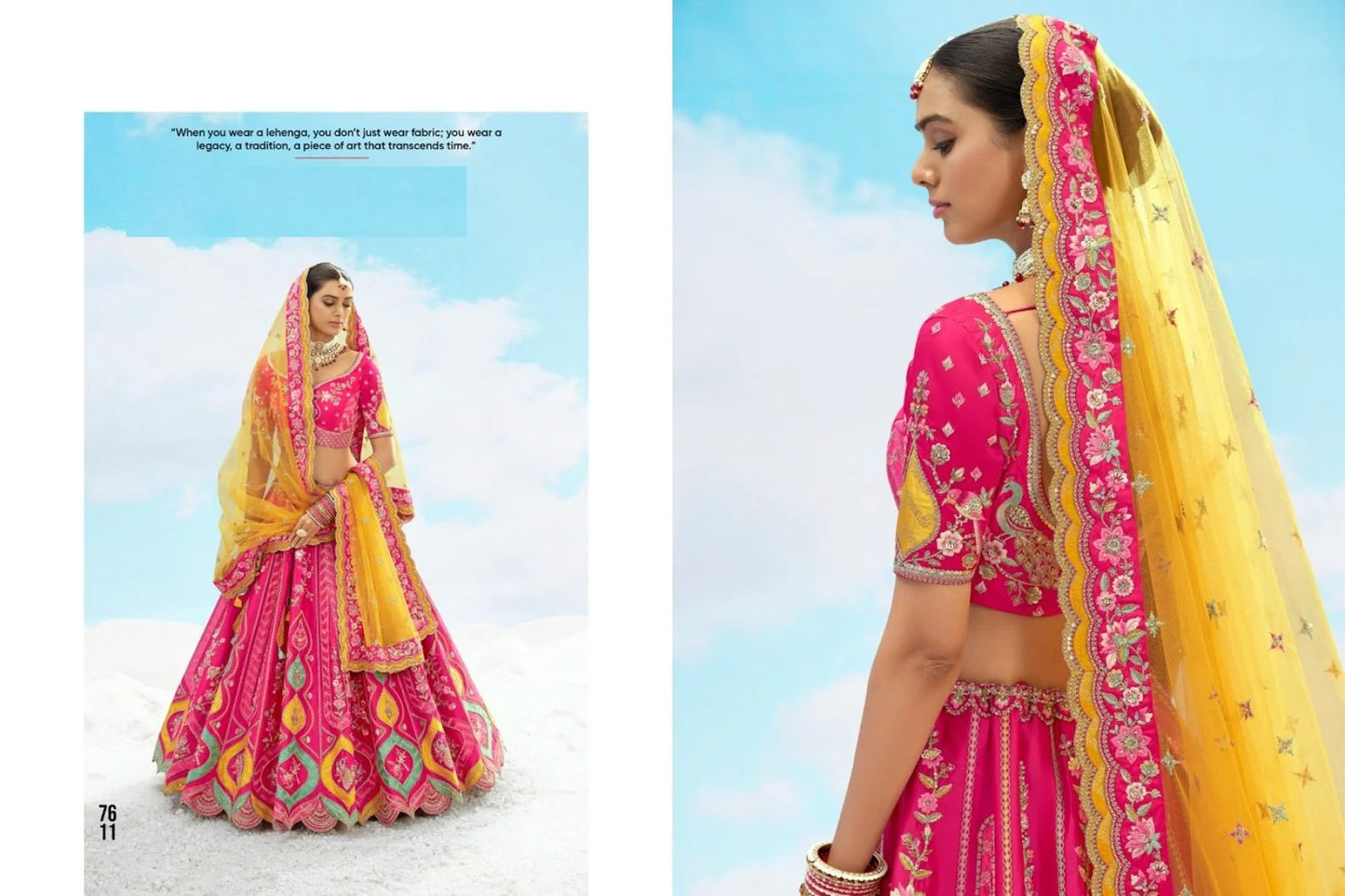 Fancy Silk Embroidered Lehenga Choli For Wedding Wholesale Surat Collection