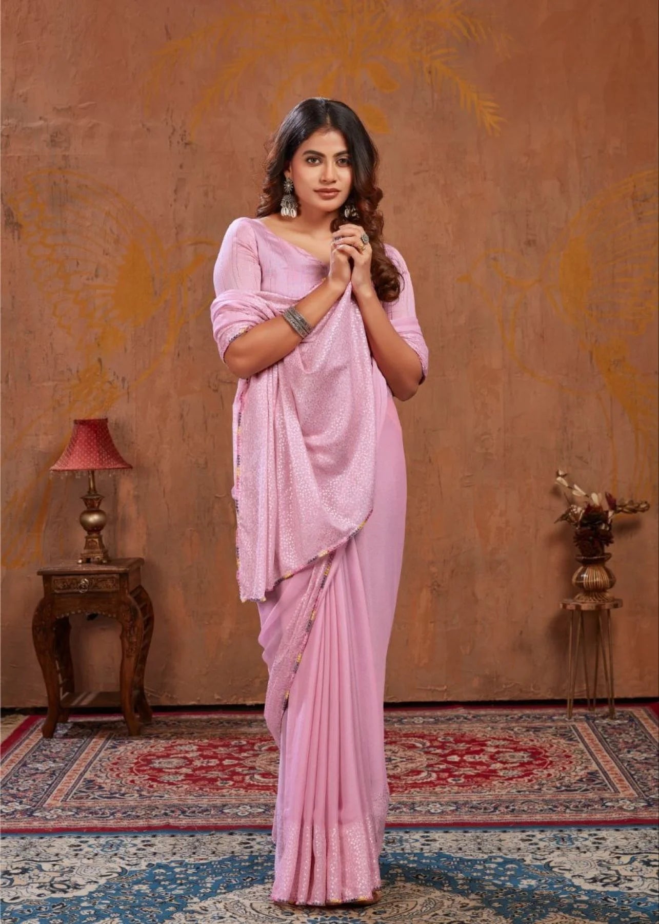 Triva Catalog – Exclusive Moss Stich Foil Set with Cutwork Border