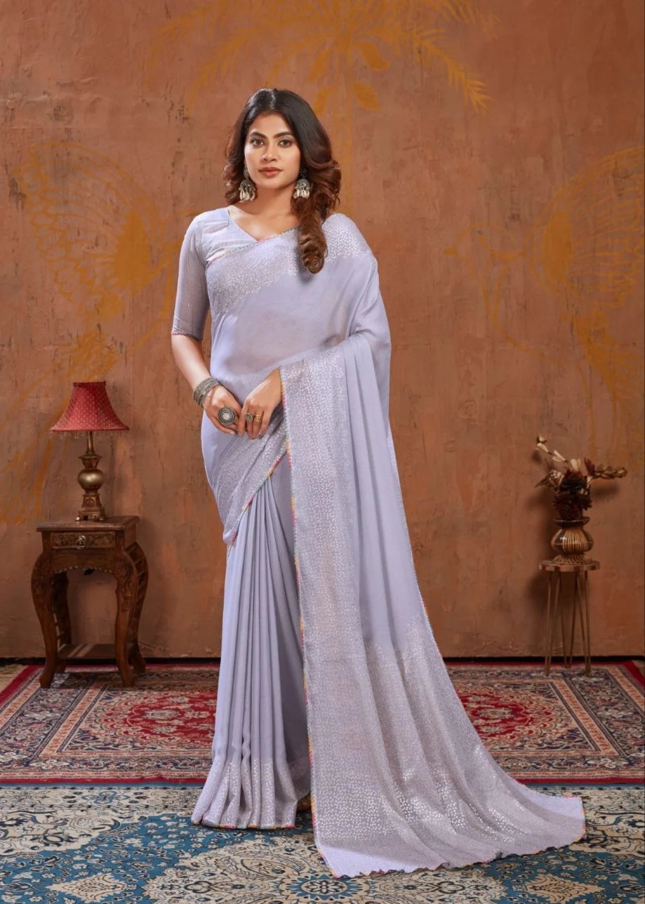 Triva Catalog – Exclusive Moss Stich Foil Set with Cutwork Border