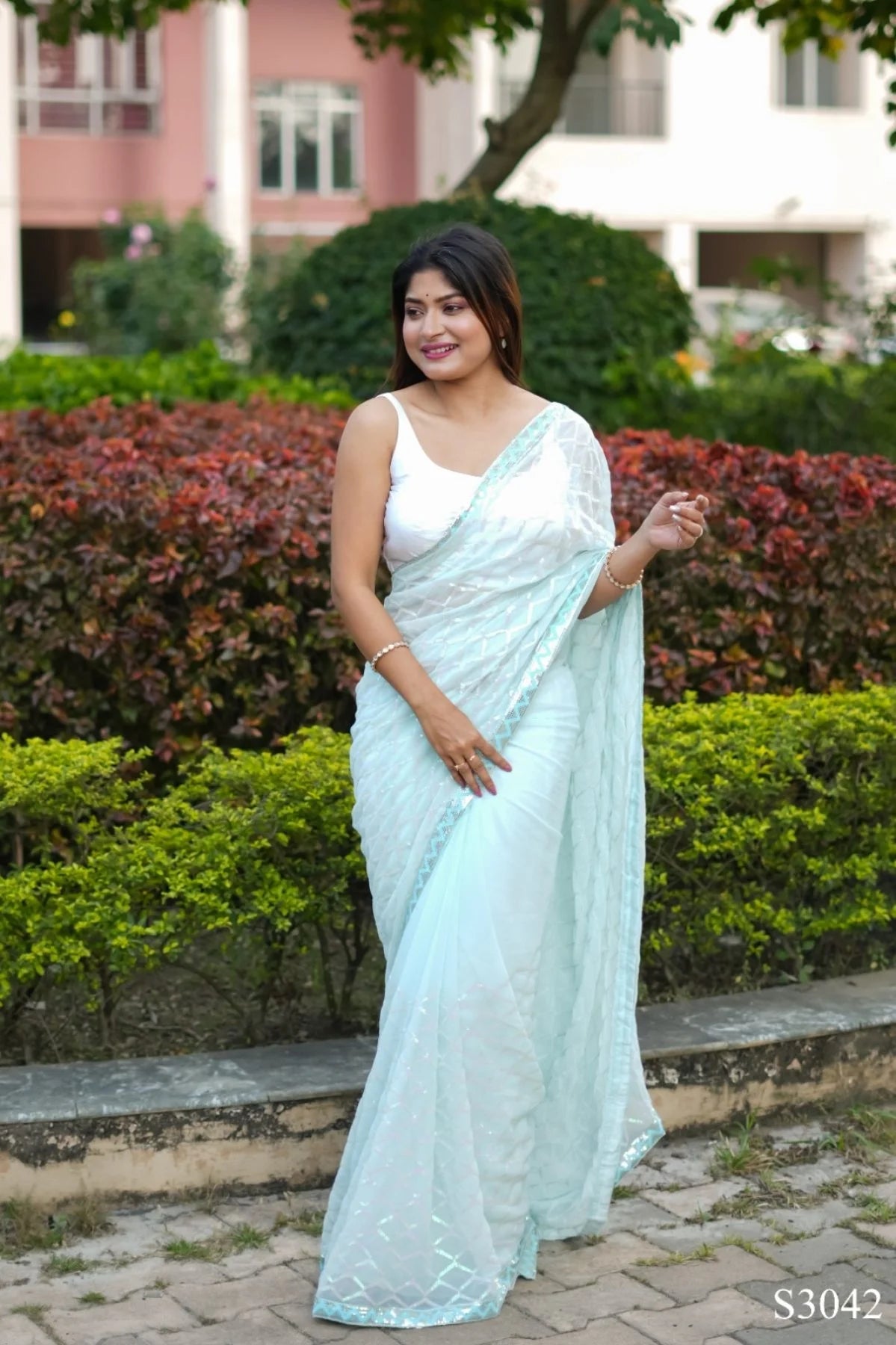 Exclusive Party Wear Georgette & Net Sarees - Vandini Catalog
