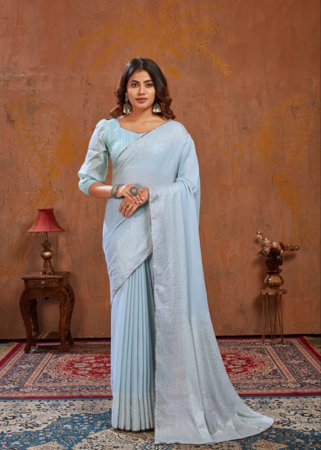 Triva Catalog – Exclusive Moss Stich Foil Set with Cutwork Border