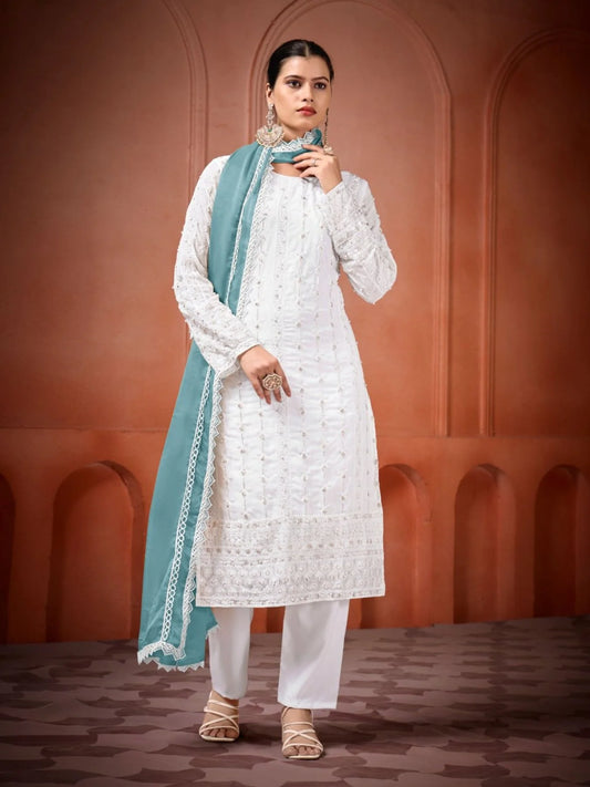 Buy Premium Readymade Georgette Embroidered Suits Online Best Price for Clothing Wholesalers