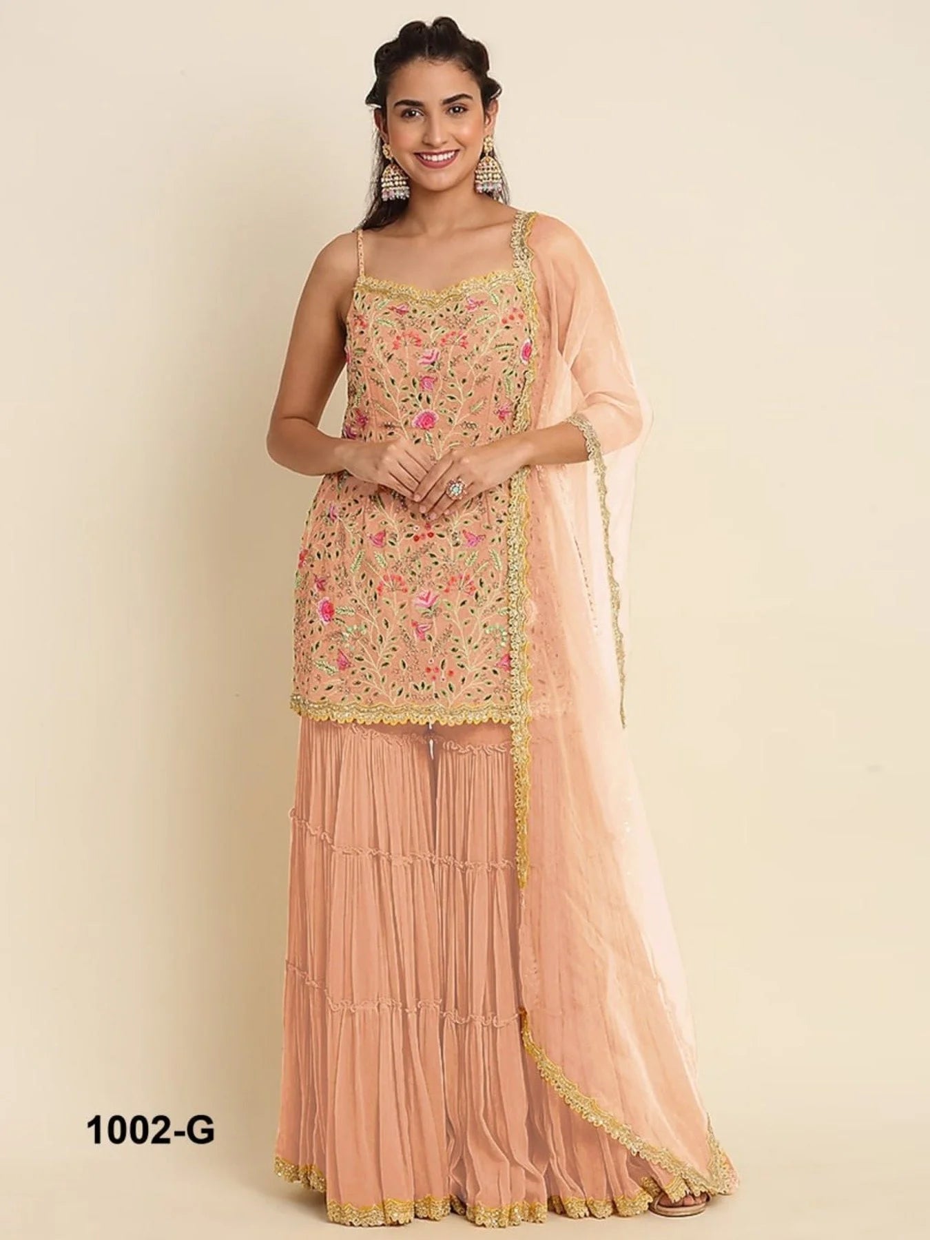 New Presenting Fox Georgette Sharara Suits Collection