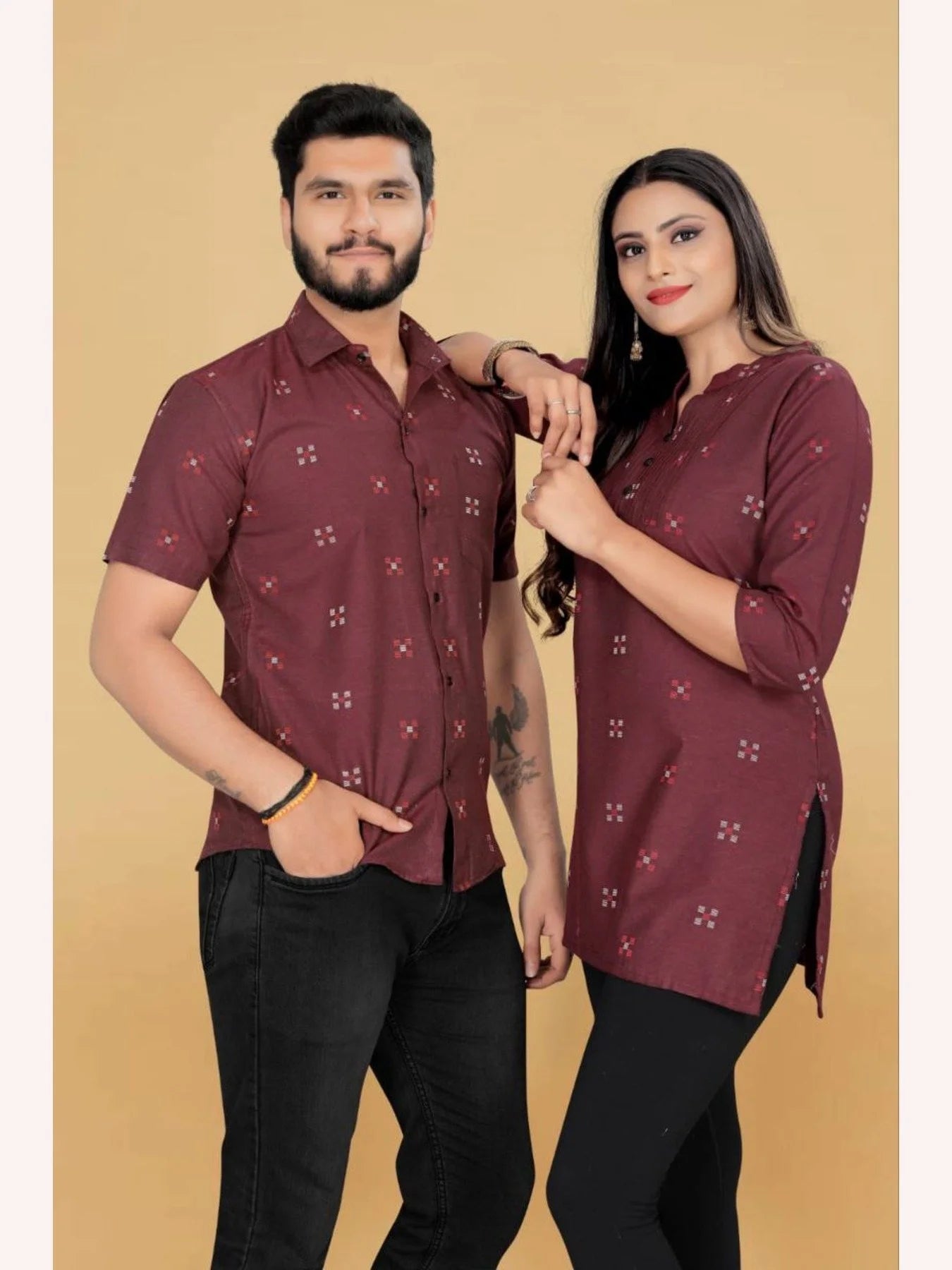 Couple Special Premium Linen Cotton Tunic Top Short Kurta Collection