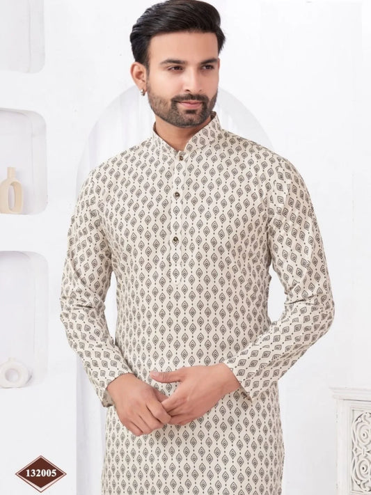 Men's Kurta Pajama Collection | Men's Digital Print Rayon Cotton Kurta Sets At Wholesale Rate