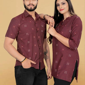 Couple Special Premium Linen Cotton Tunic Top Short Kurta Collection