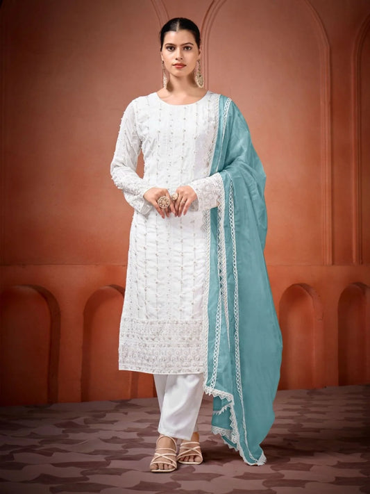 Buy Premium Readymade Georgette Embroidered Suits Online Best Price for Clothing Wholesalers