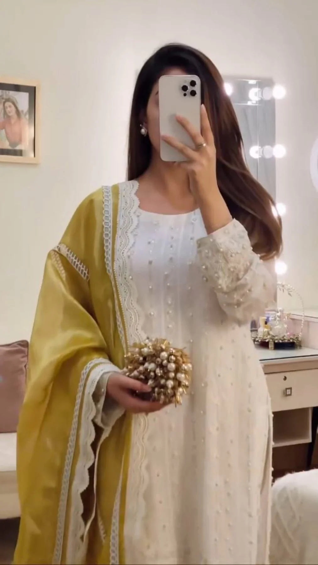 Womens Readymade Designer Georgette Kurtis with Tebby Silk Dupatta Wholesale Collection