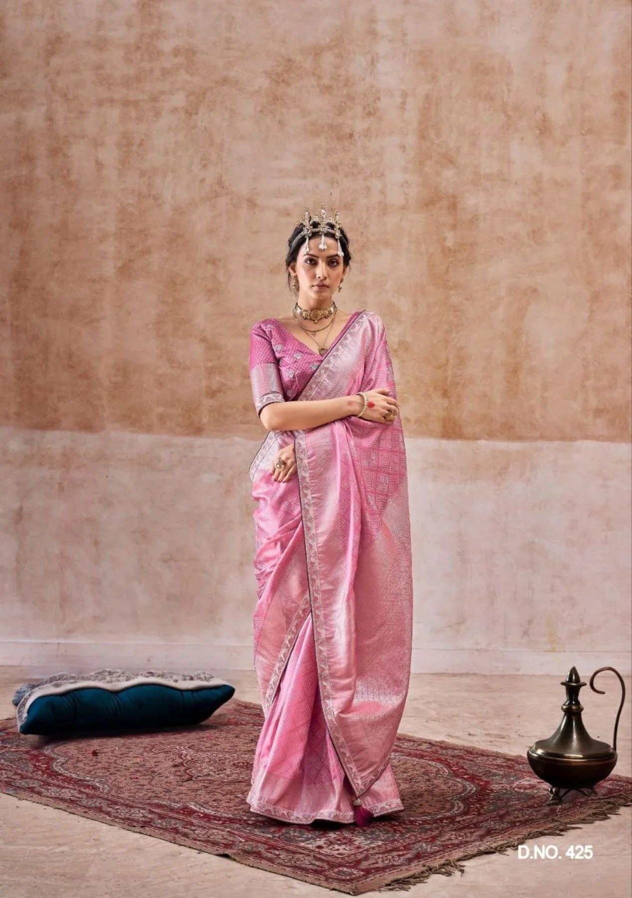 pure satin silk woven embroidery wedding wear saree online shopping