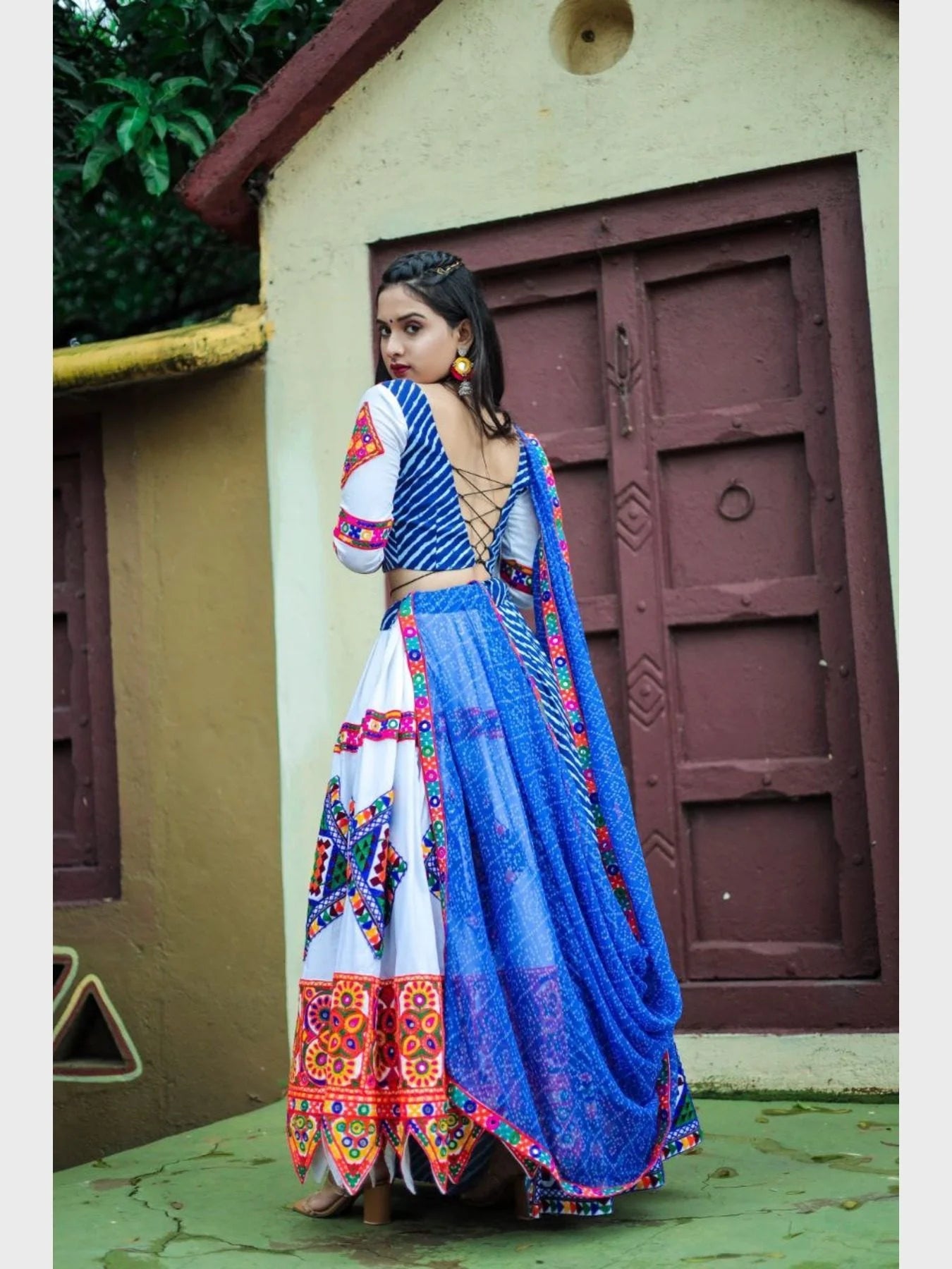 Couple Special Heavy Muslin Lehenag Choli