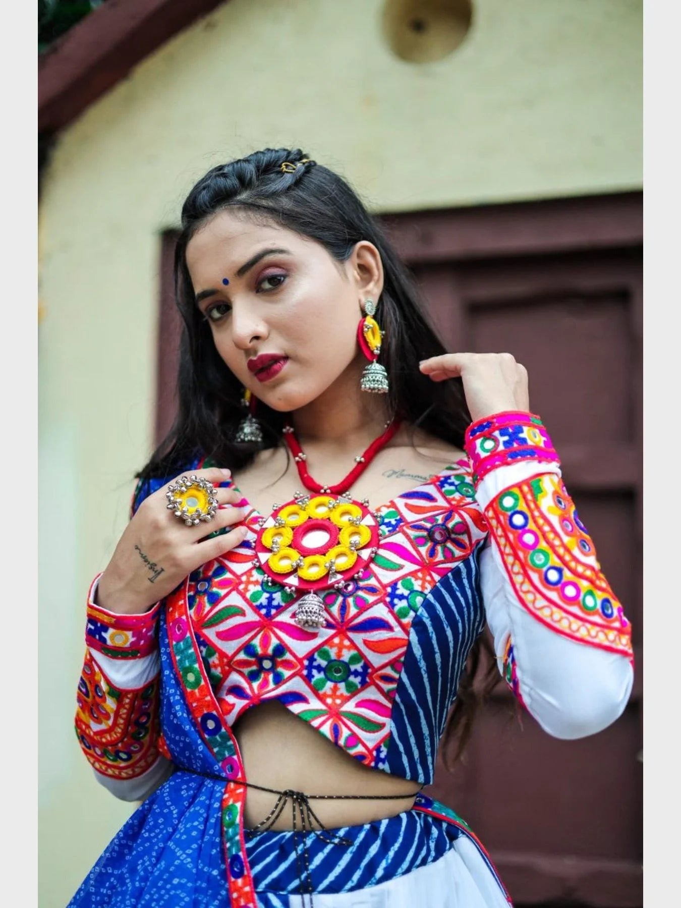 Couple Special Heavy Muslin Lehenag Choli