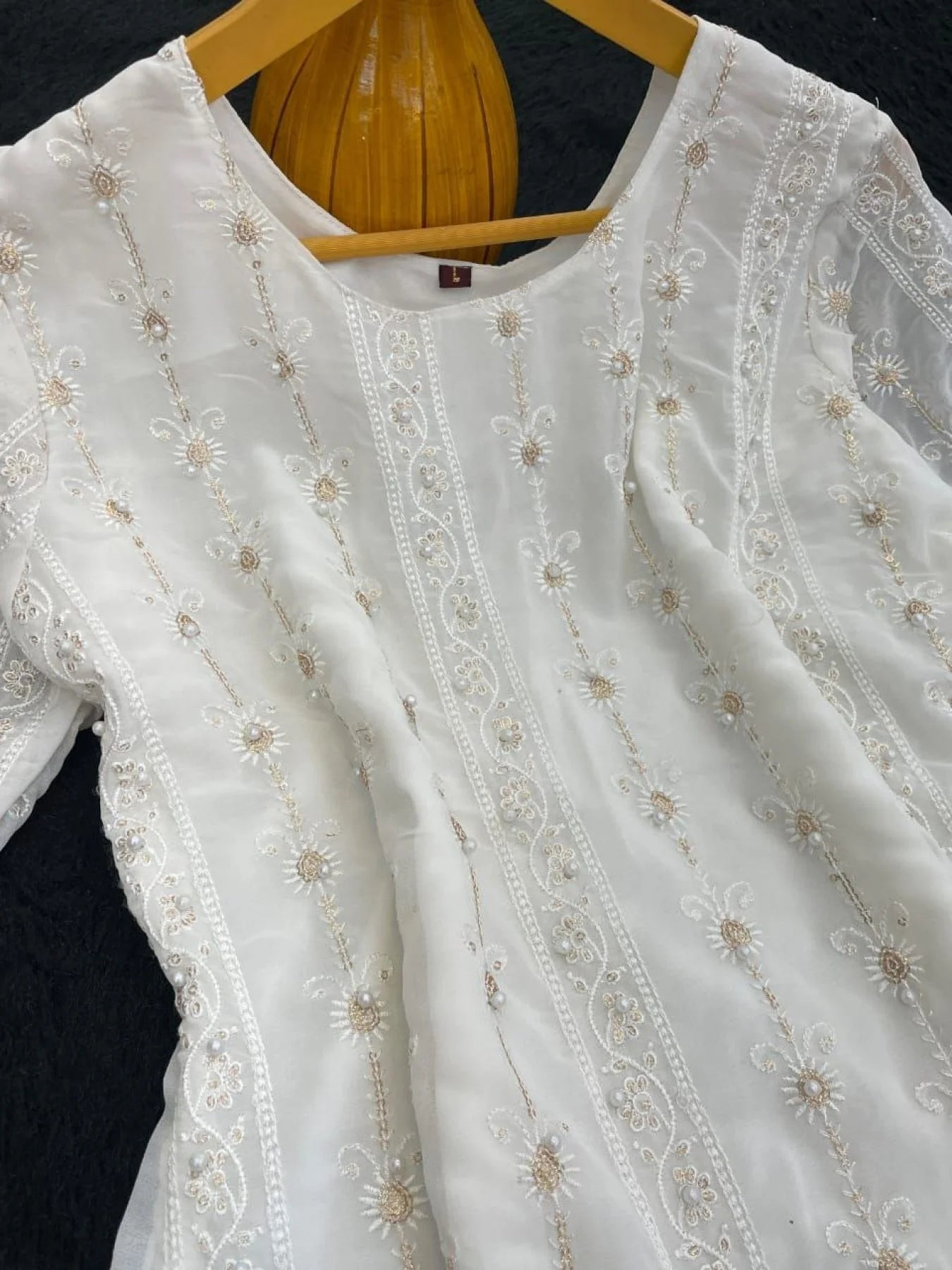 Womens Readymade Designer Georgette Kurtis with Tebby Silk Dupatta Wholesale Collection