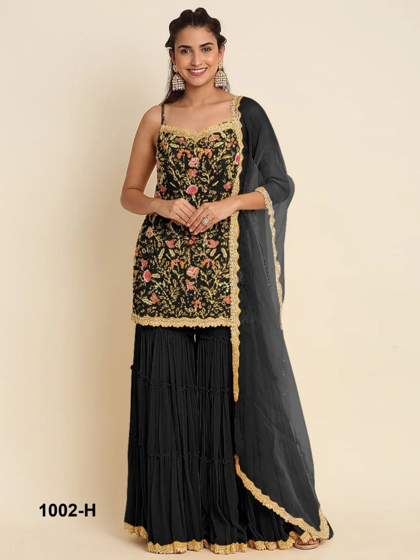 New Presenting Fox Georgette Sharara Suits Collection