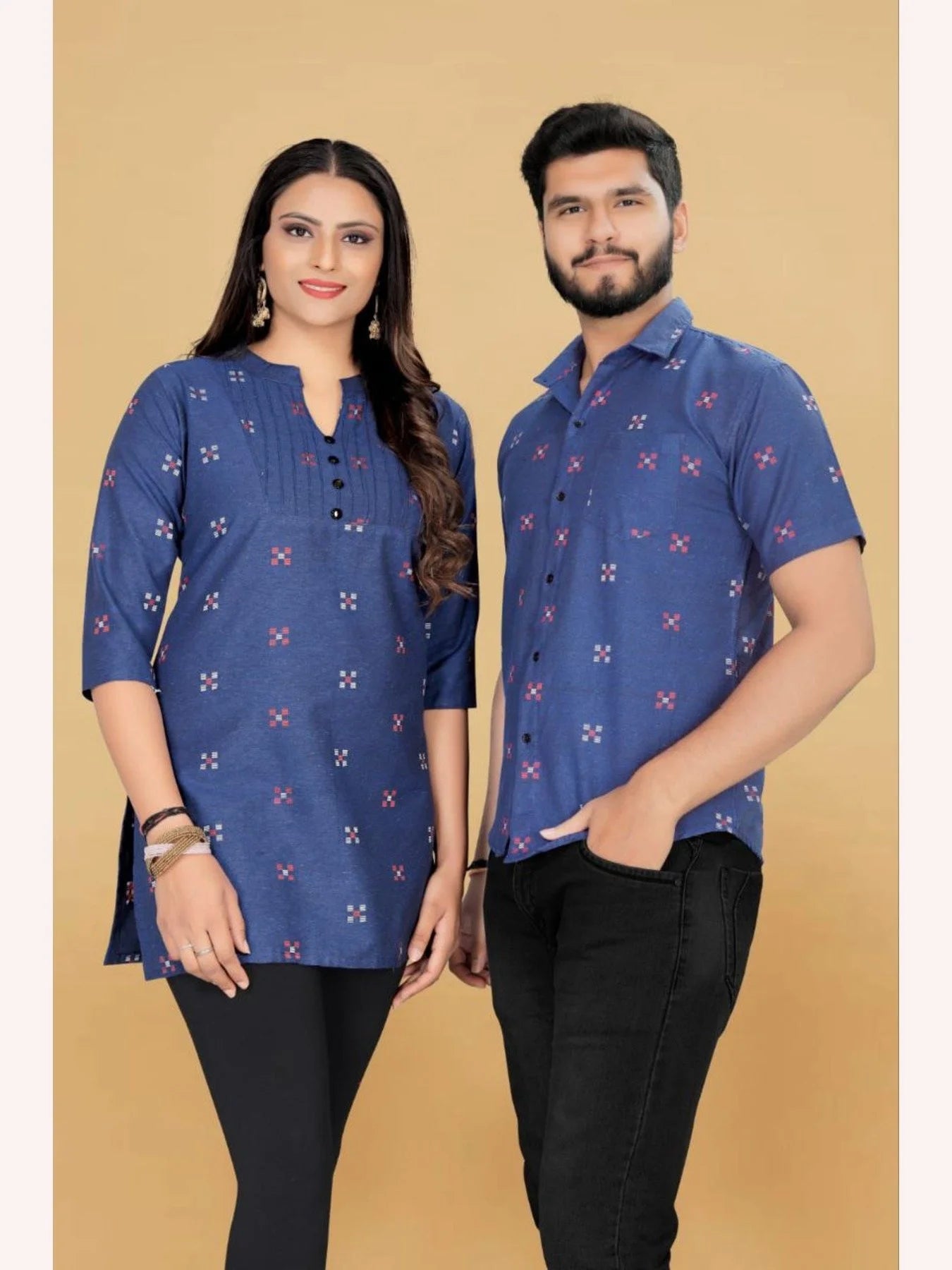 Couple Special Premium Linen Cotton Tunic Top Short Kurta Collection