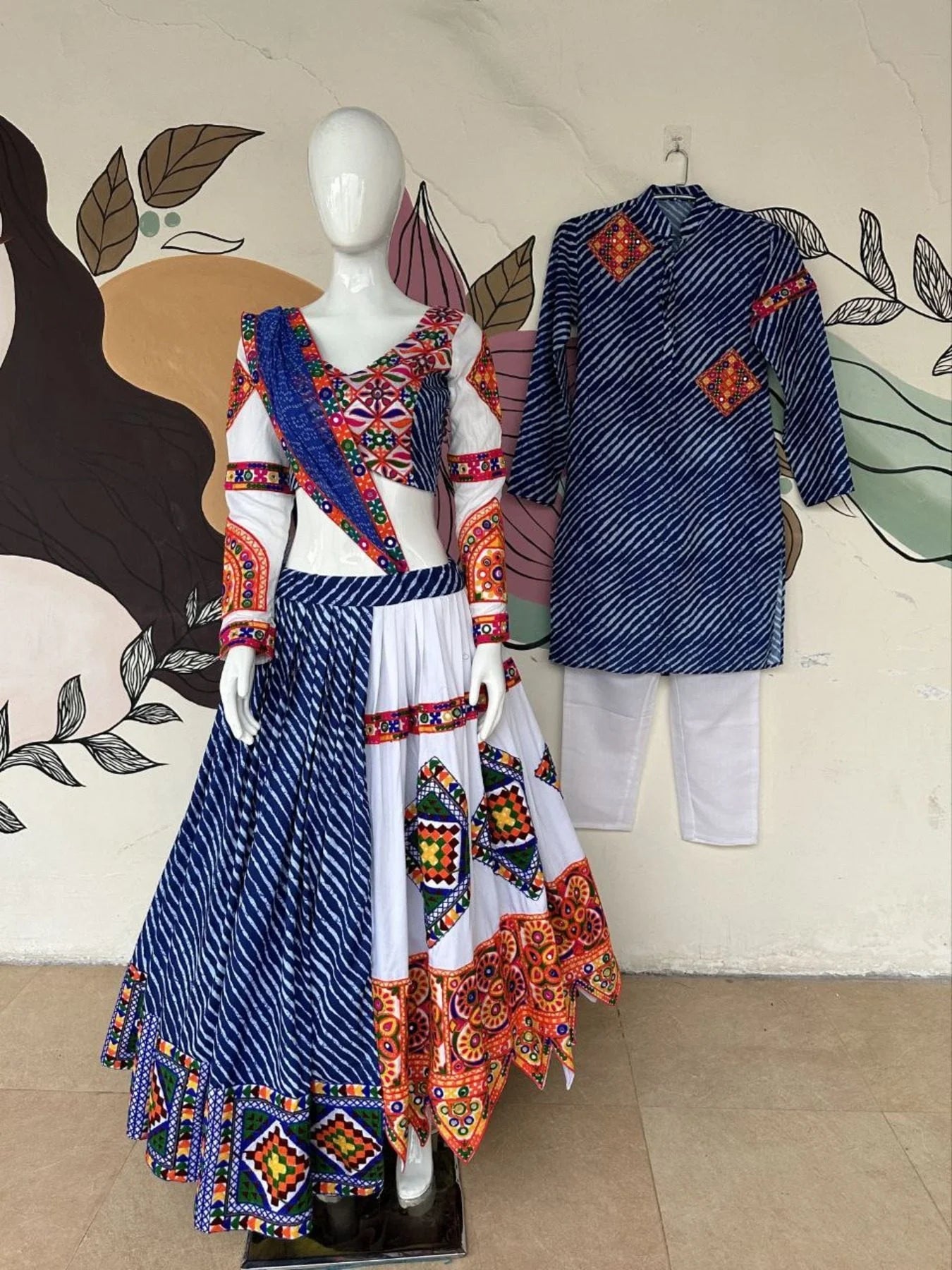 Couple Special Heavy Muslin Lehenag Choli