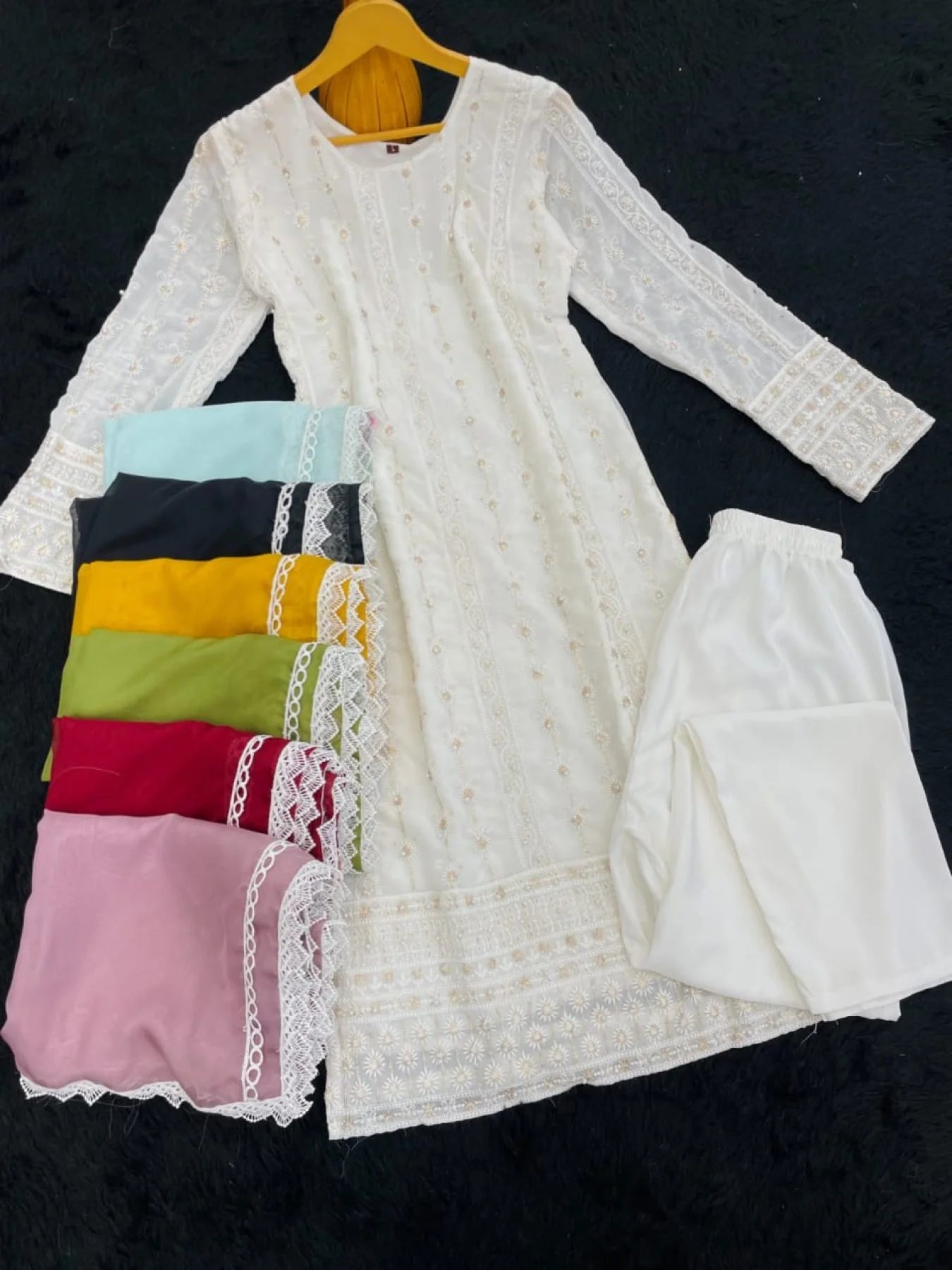 Buy Premium Readymade Georgette Embroidered Suits Online Best Price for Clothing Wholesalers