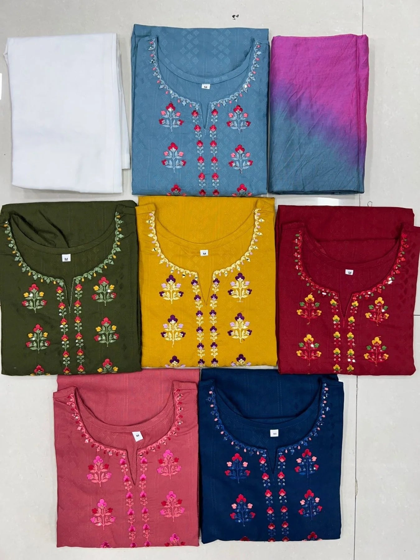 Pure viscose weaving Butti with Handwork and Embroidery Couple collection